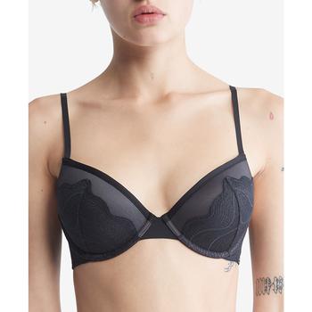 商品Calvin Klein | Women's Graphic Lace Customized Lift Demi Bra QF6946,商家Macy's,价格¥325图片