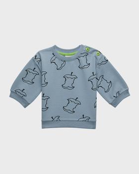 商品Mon Coeur | Kid's Apples-Print Summer Sweatshirt, Size 3M-24M,商家Neiman Marcus,价格¥430图片