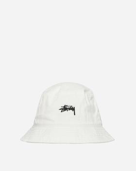 stussy渔夫帽, STUSSY | Stock Bucket Hat White商品图片 额外8.6折, 额外八六折