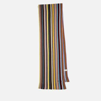 推荐Paul Smith Striped Wool Scarf商品