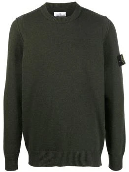 Stone Island | STONE ISLAND - Wool Pullover With Logo 