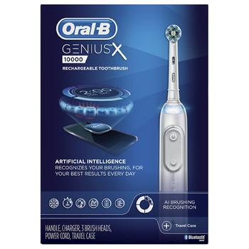 商品Oral-B | Genius X 10000 Electric Toothbrush Artificial Intelligence,商家Walgreens,价格¥1839图片