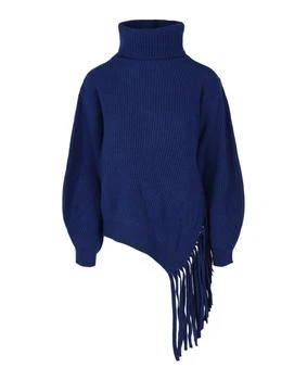 Stella McCartney | Asymmetrical Fringed Turtleneck Sweater,商家Maison Beyond,价格¥1523