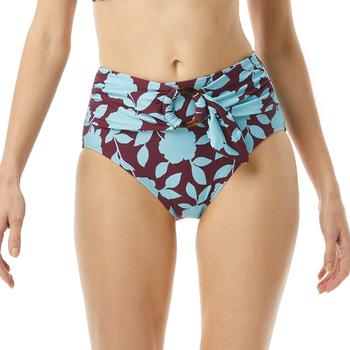 Kate Spade衣服, Kate Spade | Geranium Grove Belted High-Waist Bikini Bottoms商品图片 5.7折
