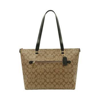 coach tabby手提包, Coach | coach 女士大号卡其色PVC手提单肩包 79609IMCBI商品图片 独家减免邮费