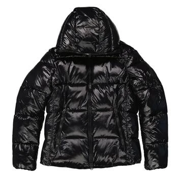 推荐Save The Duck Men's Black Luck Padded Puffer Jacket, Size Medium商品