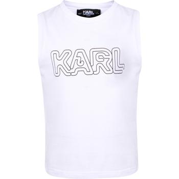 推荐Sleeveless logo white t shirt商品