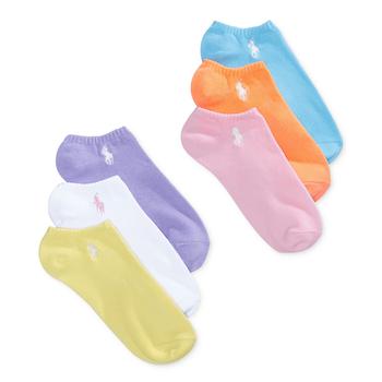 商品6-Pk. Ankle No-Show Socks, Little Girls & Big Girls,商家Macy's,价格¥132图片