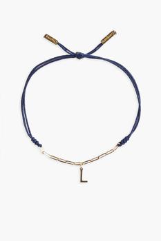 推荐14-karat gold and cord bracelet商品