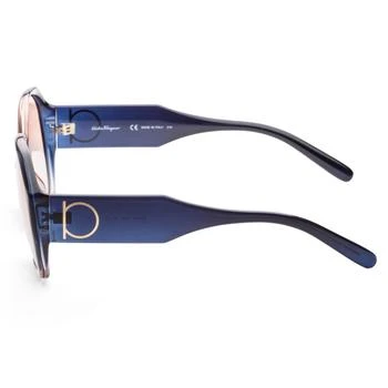 推荐Ferragamo Women's SF943S-6018083 Fashion 60mm Grey Rose Gradient Sunglasses商品
