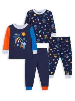 推荐Baby Boy's 4-Piece Space Pajamas Set商品