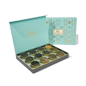 商品Vahdam Teas | Bloom Assorted Loose Leaf Tea Gift Set, 12 Piece,商家Macy's,价格¥445图片
