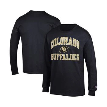 CHAMPION | Men's Black Colorado Buffaloes High Motor Long Sleeve T-shirt 