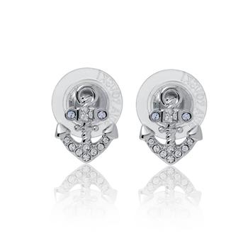Swarovski | Swarovski Travel Rhodium Plated And Crystal Stud Earrings 5555752商品图片,5.9折×额外7折, 额外七折