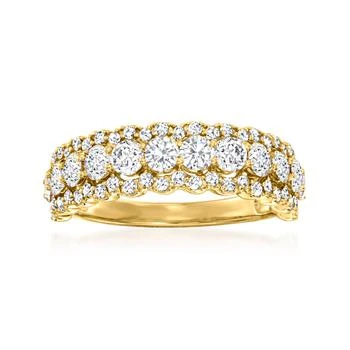 Ross-Simons Diamond Ring in 14kt Yellow Gold