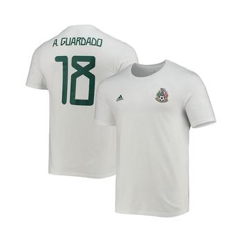 亚历山大王联名阿迪达斯, Adidas | Men's Andres Guardado White Mexico National Team Amplifier Name and Number T-shirt商品图片 7.9折