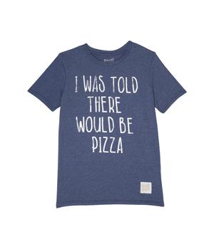 更多The Original Retro Brand, The Original Retro Brand | I Was Told There Would Be Pizza Heathered Crew Neck Tee (Big Kids)商品图片 