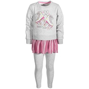 Epic Threads | Little Girls Perfect Pair Peplum Top and Leggings, 2 Piece Set, Created for Macy's 
