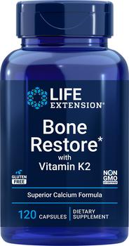 商品Life Extension Bone Restore with Vitamin K2 (120 Capsules)图片