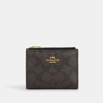 推荐Coach Outlet Bifold Wallet In Signature Canvas商品