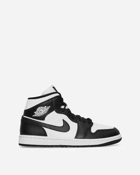 Jordan | WMNS Air Jordan 1 Mid Sneakers White / Black 独家减免邮费