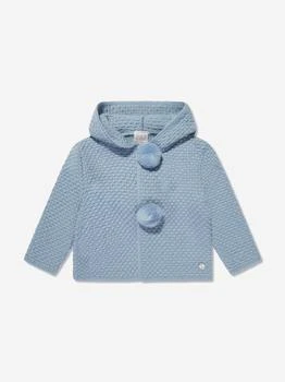 推荐Baby Boys Knitted Pram Coat in Blue商品