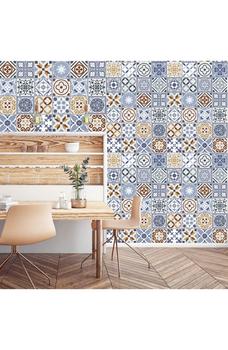 商品Spanish Blue Tile Wall Decal图片