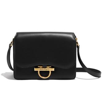 菲拉格慕包, Salvatore Ferragamo | Salvatore Ferragamo 菲拉格慕 女士黑色经典翻盖包 21-H321-699912商品图片 满$100享9.5折, 满折