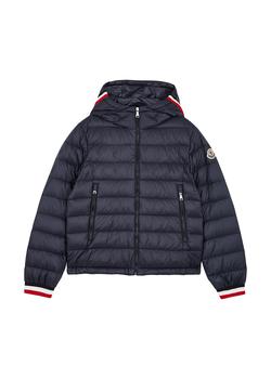 推荐KIDS Giroux navy quilted shell jacket (12-14 years)商品