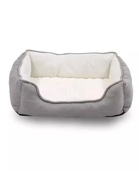 Macy's | Happycare Textiles Orthopedic Rectangle Bolster Pet Bed, Super Soft Plush,商家Macy's,价格¥628