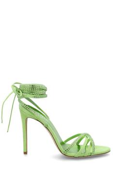 crossover, Paris Texas | Paris Texas Embellished Crossover Strap Sandals商品图片 8.4折
