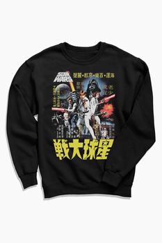 男装Urban Outfitters, Urban Outfitters | Star Wars Retro Japanese Crew Neck Sweatshirt商品图片 额外9.5折, 额外九五折