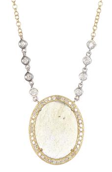 商品Meira T | 14K Gold Labradorite Pendant Necklace,商家Nordstrom Rack,价格¥7237图片
