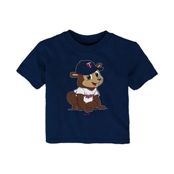 商品Infant Boys and Girls Navy Minnesota Twins Baby Mascot T-shirt图片