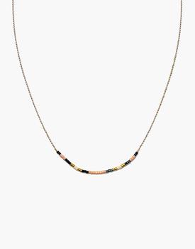 Madewell | Cast of Stones Beaded Intention Necklace in Peach Multicolor商品图片,