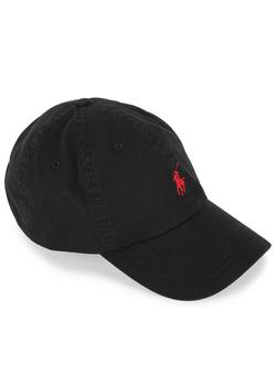 拉夫劳伦帽子多少钱, Ralph Lauren | Black embroidered twill cap商品图片 