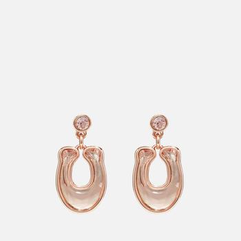 商品Coach | Coach Faceted Crystal C Drop Earrings,商家MyBag,价格¥350图片