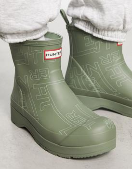 Hunter | Hunter play short boot in khaki商品图片,