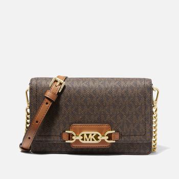 推荐MICHAEL Michael Kors Small Heather Coated-Canvas Bag商品