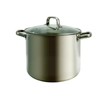Oster | Adenmore 12 Quart Stock Pot with Tempered Glass Lid商品图片,