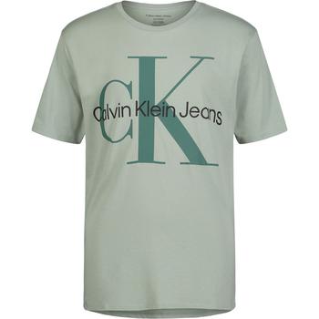 商品Calvin Klein | Big Boys Monologo Short Sleeve T-shirt,商家Macy's,价格¥91图片