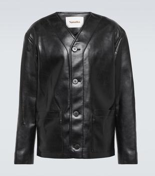 Nanushka | Marius regenerated leather jacket商品图片,