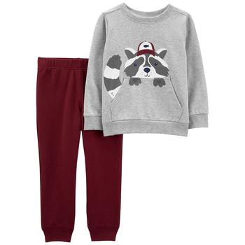 Carter's | Baby Boys Raccoon Pullover and Joggers, 2 Piece Set商品图片,