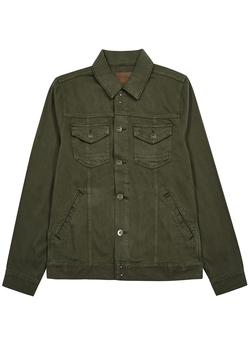 Paige, Paige | Scout army green denim jacket商品图片 