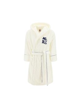 商品ETRO | Etro Logo Embroidered Belted Bathrobe,商家Cettire,价格¥1137图片