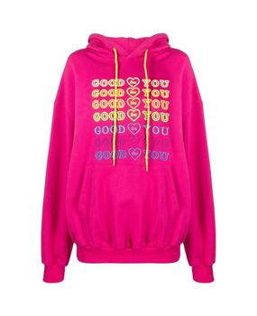 ireneisgood, IRENEISGOOD | Goodfy Jersey Hoodie With Multicolor Embroidery商品图片 