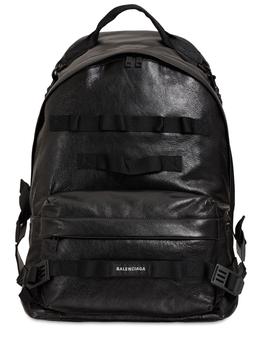 推荐Leather Backpack W/ Crossbody Strap商品