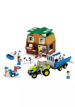 推荐Cow Farm Barn and Tractor Building Brick Set (512PCS)商品