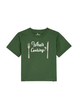推��荐KIDS What's Cooking stretch-cotton T-shirt商品