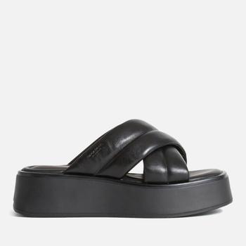 Vagabond | Vagabond Women's Courtney Leather Flatform Sandals - Black/Black商品图片,